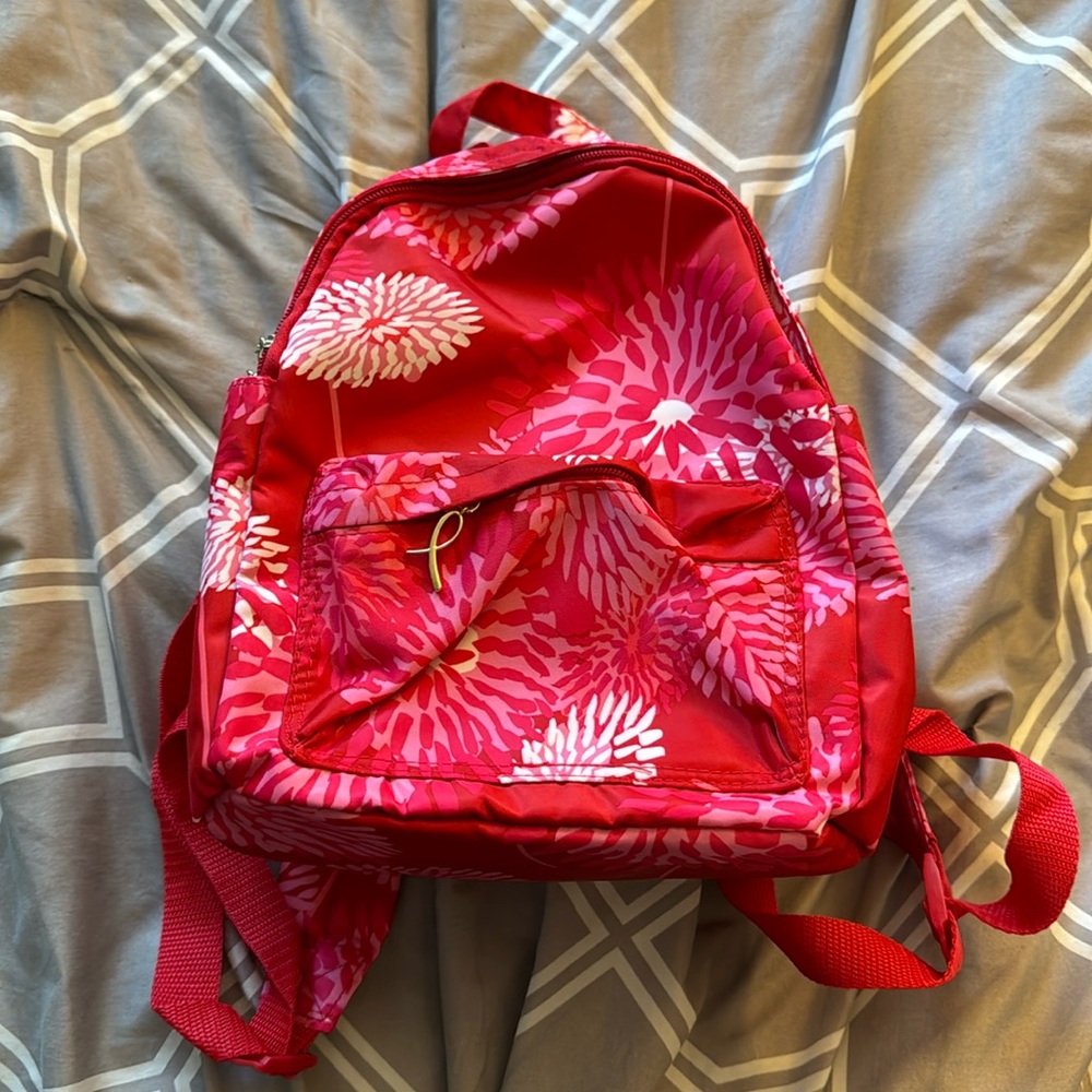 Pink backpack